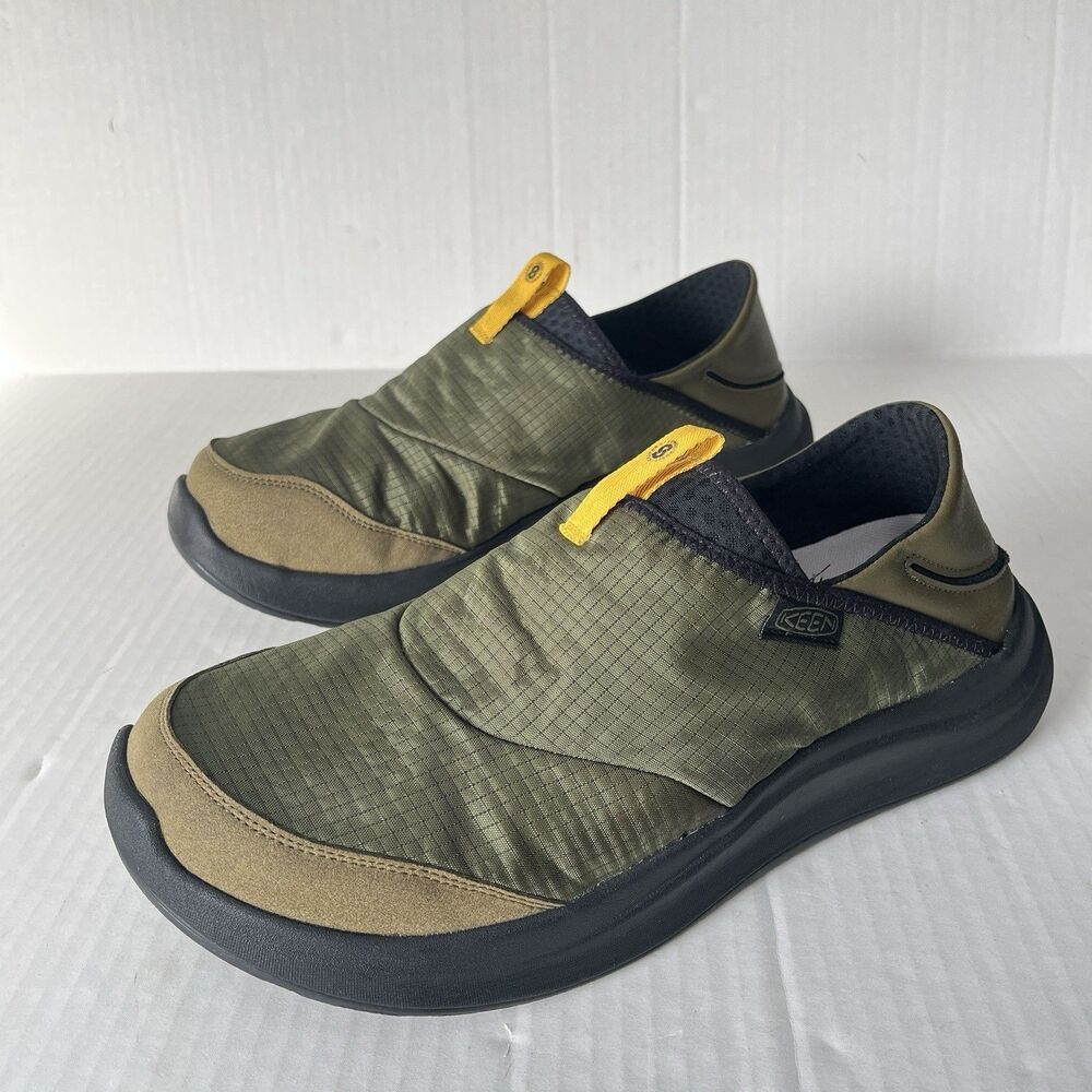 Keen Whyser Slip-On Shoes Mens Sz 12 Comfort Cushioned Lightweight Loafers Green